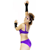 Asymmetric Monokini - Purple Lycra